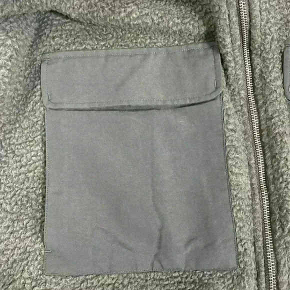 Vuori Idyllwild Sherpa Men’s Jacket Forest Green Large New - Picture 12 of 13